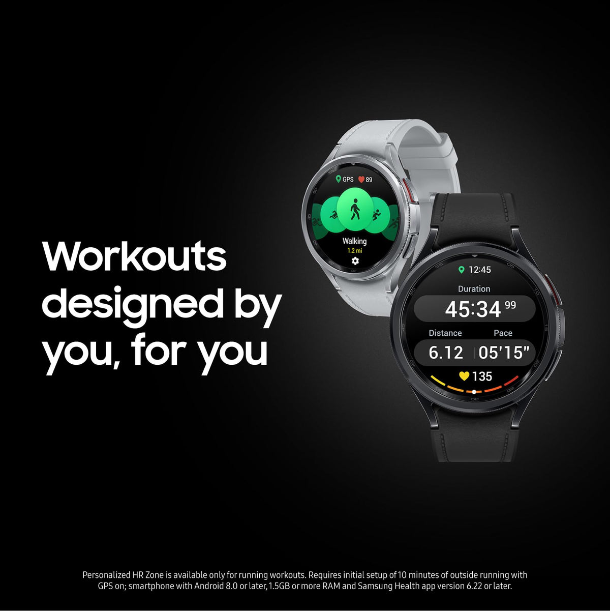 Samsung Galaxy Watch6 Classic Stainless Steel Smartwatch 47mm Bluetooth - Black - SM-R960NZKAXAA