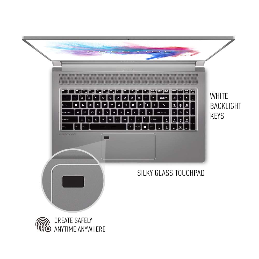 MSI P75 Creator-469 17.3 Laptop, Intel Core i9-9880H, RTX2070, 32GB RAM, 1TB SSD, Windows 10 - P75469