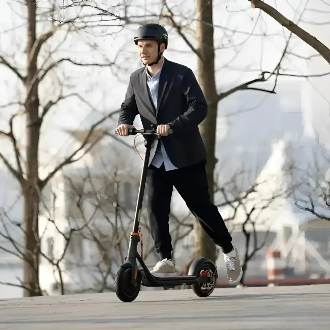 Segway - F30 Scooter w/ 18.6 Max Operating Range & 15.5mph Max Speed - Gray - AA.00.0010.84 - Excellent Condition