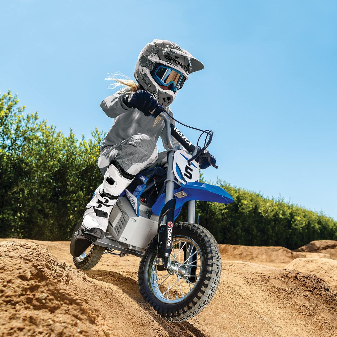 Razor - Dirt Rocket MX350 w/7 miles Max Operating Range & 14 mph Max Speed - Blue - 15128040