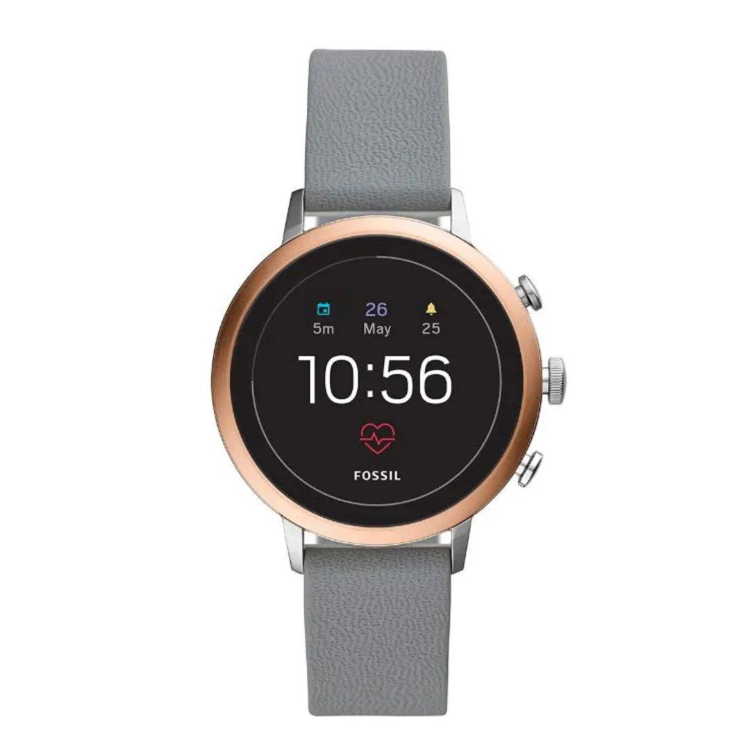 Fossil - Gen 4 Venture HR Smartwatch 40mm Stainless Steel - Rose Gold / Gray - FTW6016