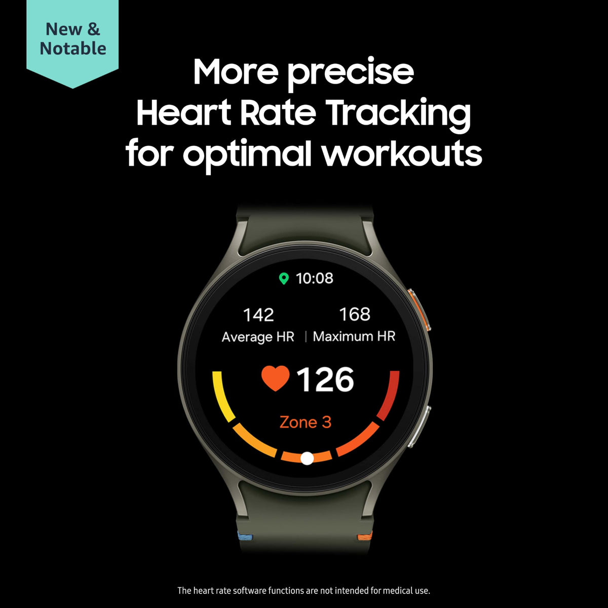 Samsung Galaxy Watch 7 44mm BT - Aluminum Green Sports Band - SM-L310NZGAXAA