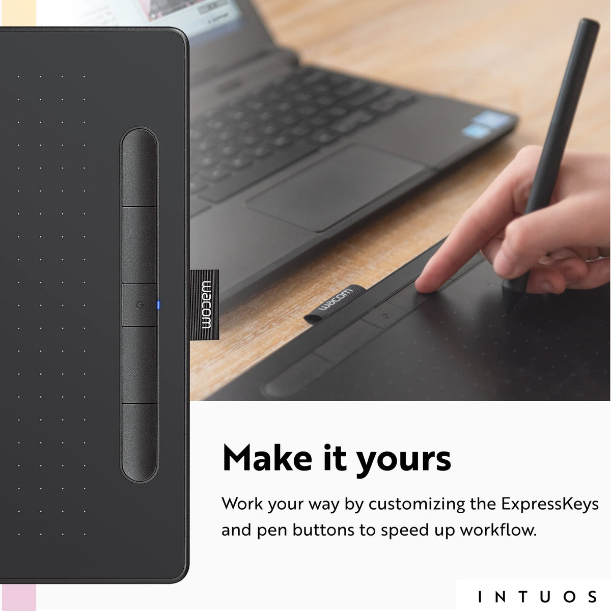 Wacom Intuos Drawing Tablet (Medium) ? Black ? CTL6100WLK0