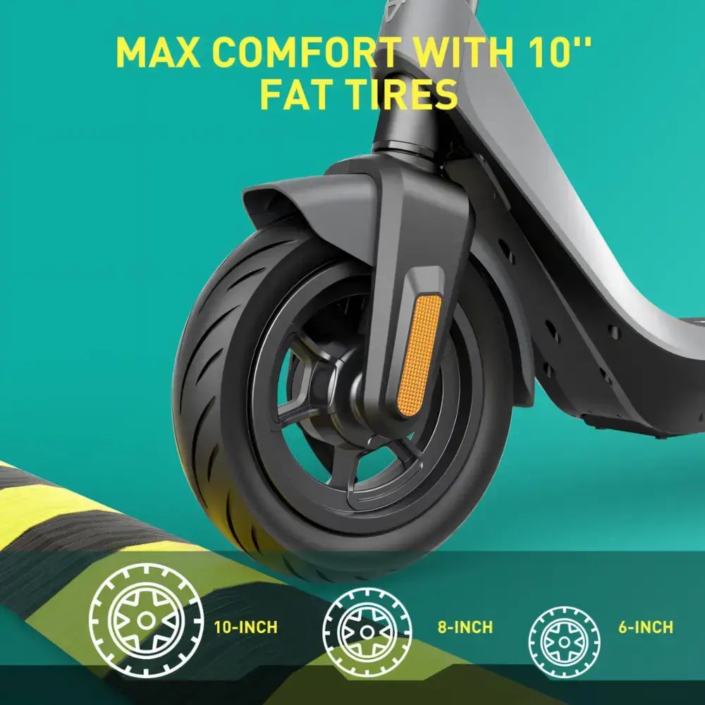 NIU - KQi2 Pro Foldable Electric Kick Scooter w/ 25 mi Max Operating Range & 17.4 mph Max Speed - Gray - K2P32GG1A11 - Good Condition