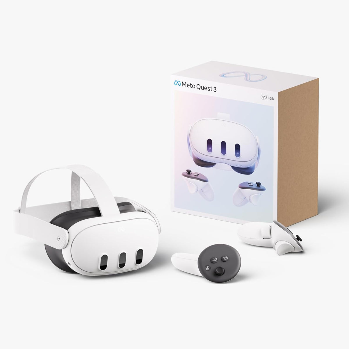 Meta Quest 3 ? Breakthrough Mixed Reality Headset ? 512GB ? White ? 899-00652-01