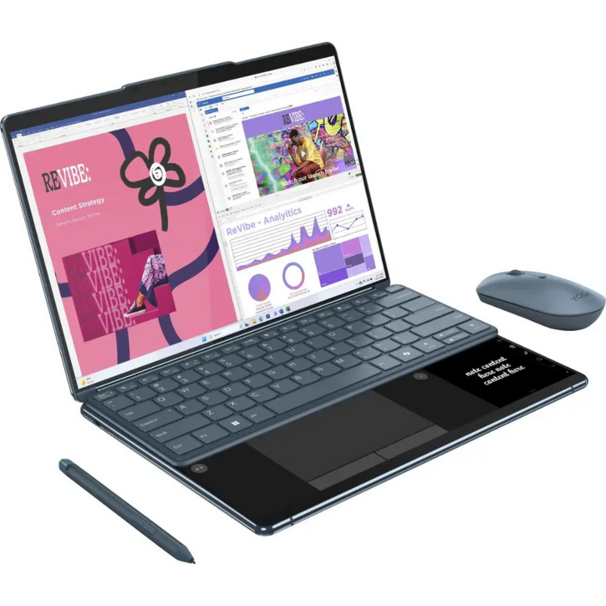 Lenovo Yoga Book 9 13IMU9 - 2.8K Touch - Ultra7-155U - 16GB RAM - 1TB SSD - Blue-W/All Accessories
