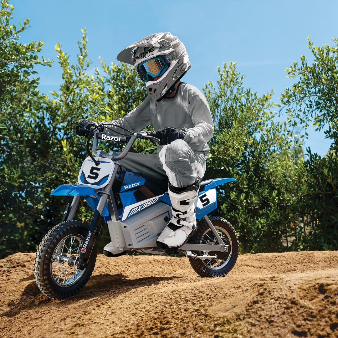 Razor - Dirt Rocket MX350 w/7 miles Max Operating Range & 14 mph Max Speed - Blue - 15128040