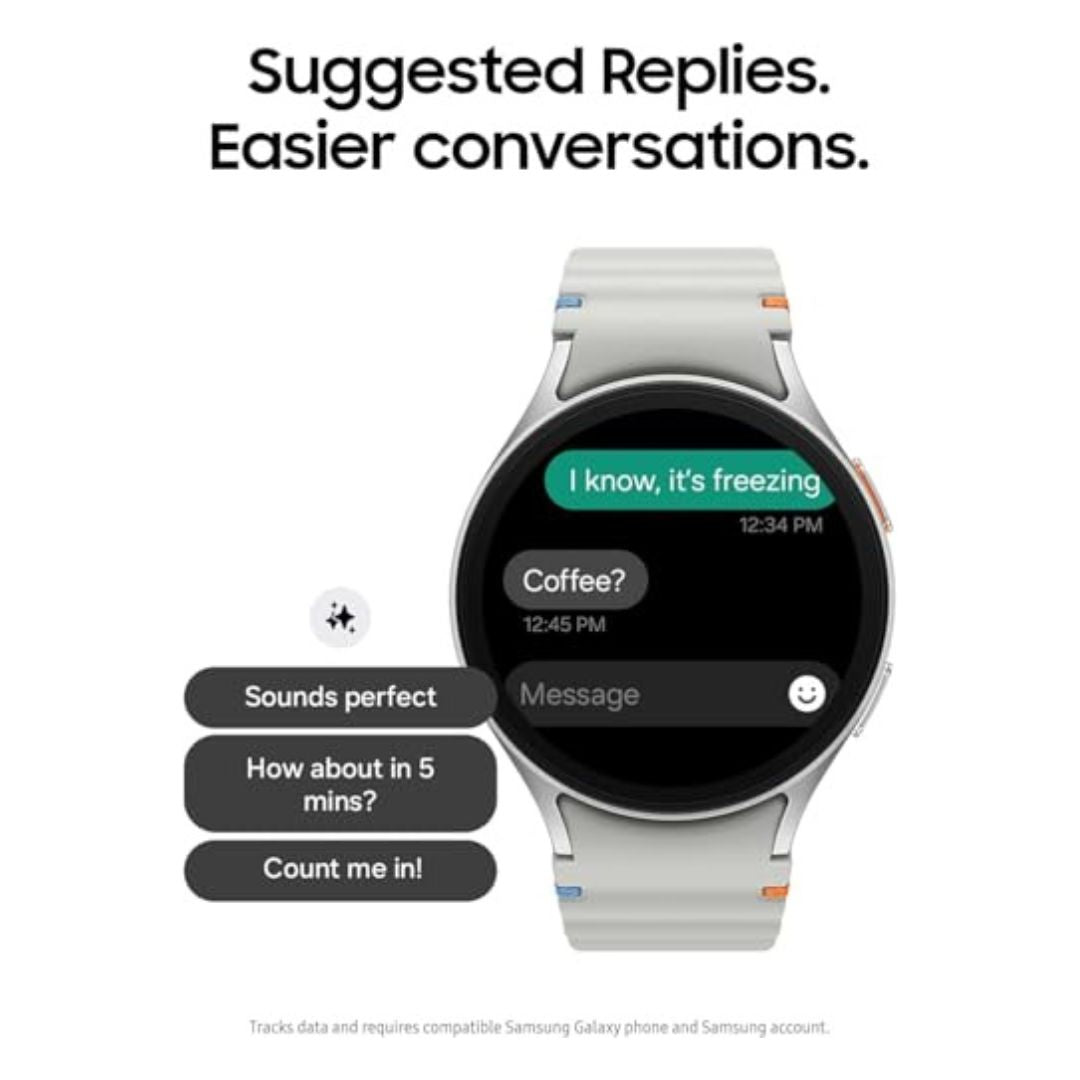 Samsung Galaxy Watch 7 40mm BT - Aluminum Cream Sports Band - SM-L300NZEAXAA