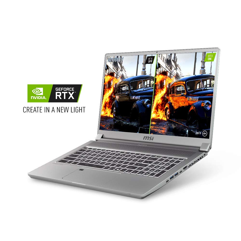 MSI P75 Creator-469 17.3 Laptop, Intel Core i9-9880H, RTX2070, 32GB RAM, 1TB SSD, Windows 10 - P75469