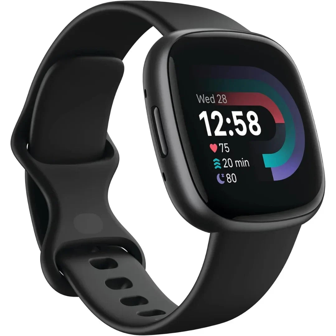 Fitbit Versa 4 Smartwatch ? Graphite (FB523BKBK-US)