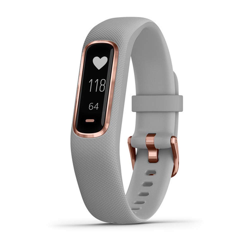 Garmin - vivosmart 4 Activity Tracker (Medium/Small) - Gray - 010-01995-12