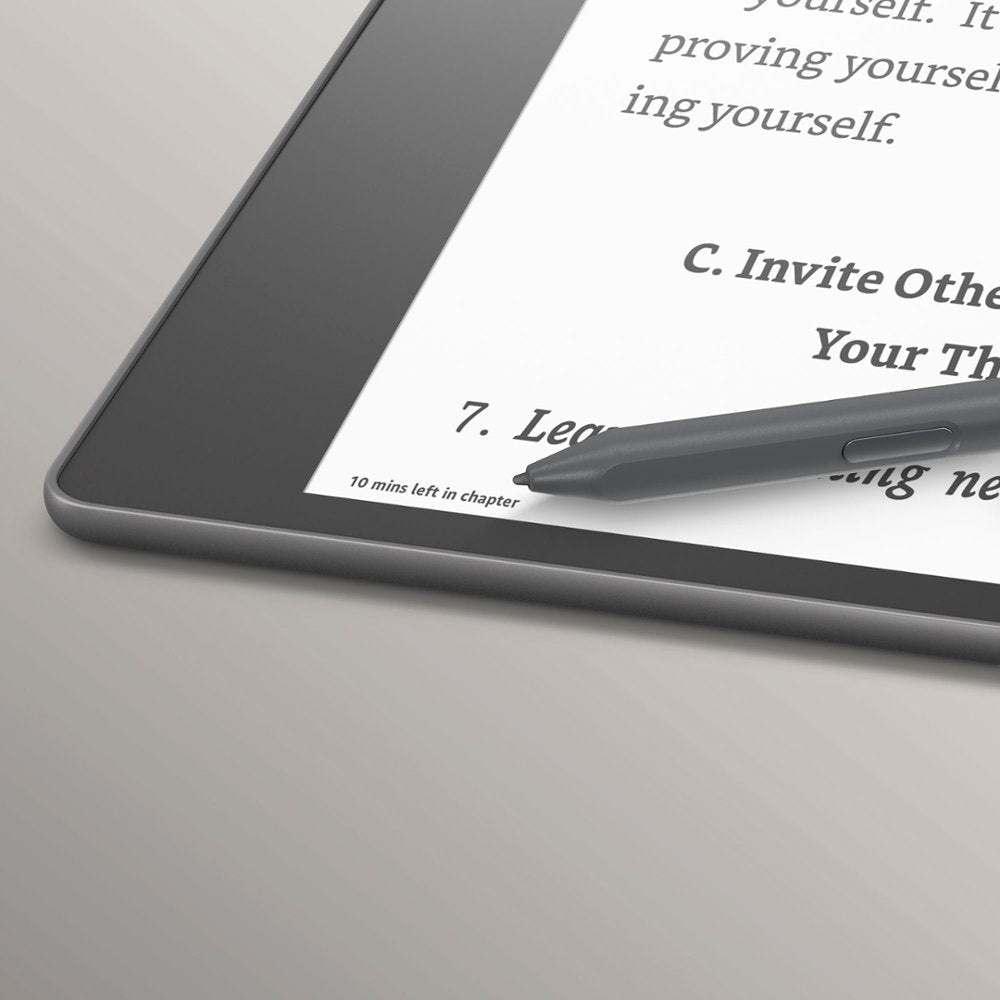 Amazon Kindle Scribe Digital Notebook- 64 GB with Premium Pen - 2022 - Gray - B09BSRTHL7