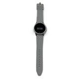 Samsung Galaxy Watch6 Classic Stainless Steel Smartwatch 43mm LTE ? SM-R955UZSAXAA ? Silver Silicone Band