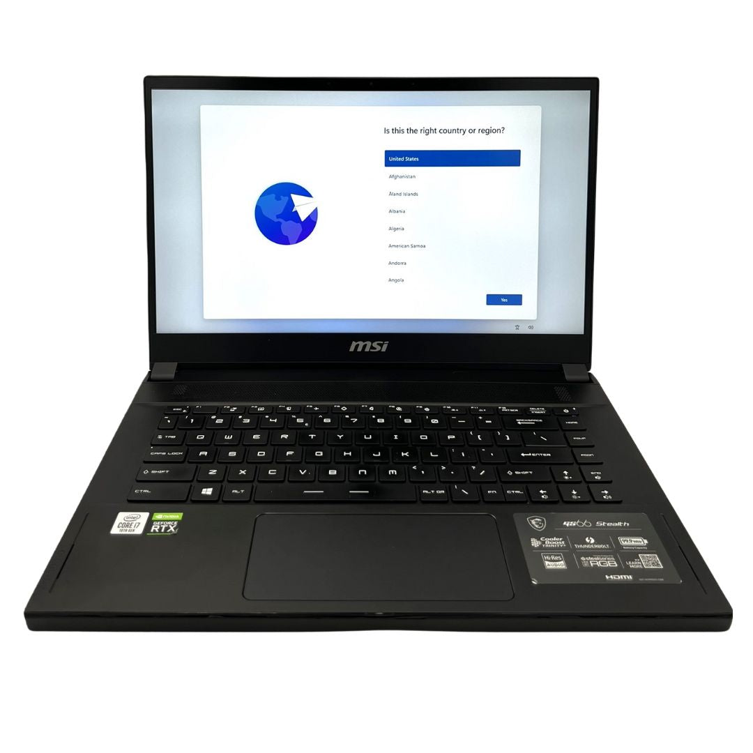MSI GS66 Stealth 15.6