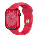 Apple Watch Series 8 GPS + Cellular, 45mm (PRODUCT) Red Aluminum Case with Red Sport Band, M/L - MNVU3LL/A