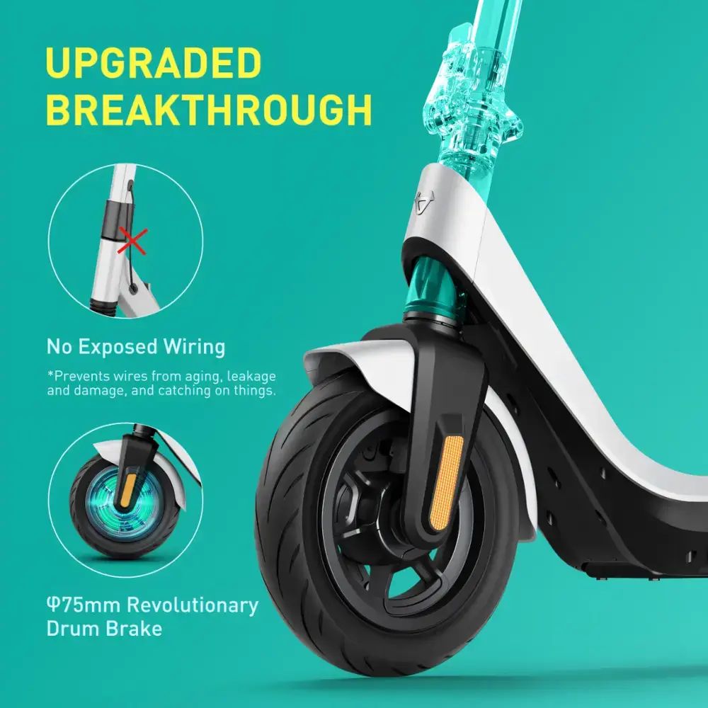 NIU - KQi2 Pro Foldable Electric Kick Scooter w/ 25 mi Max Operating Range & 17.4 mph Max Speed - Gray - K2P32GG1A11 - Excellent Condition