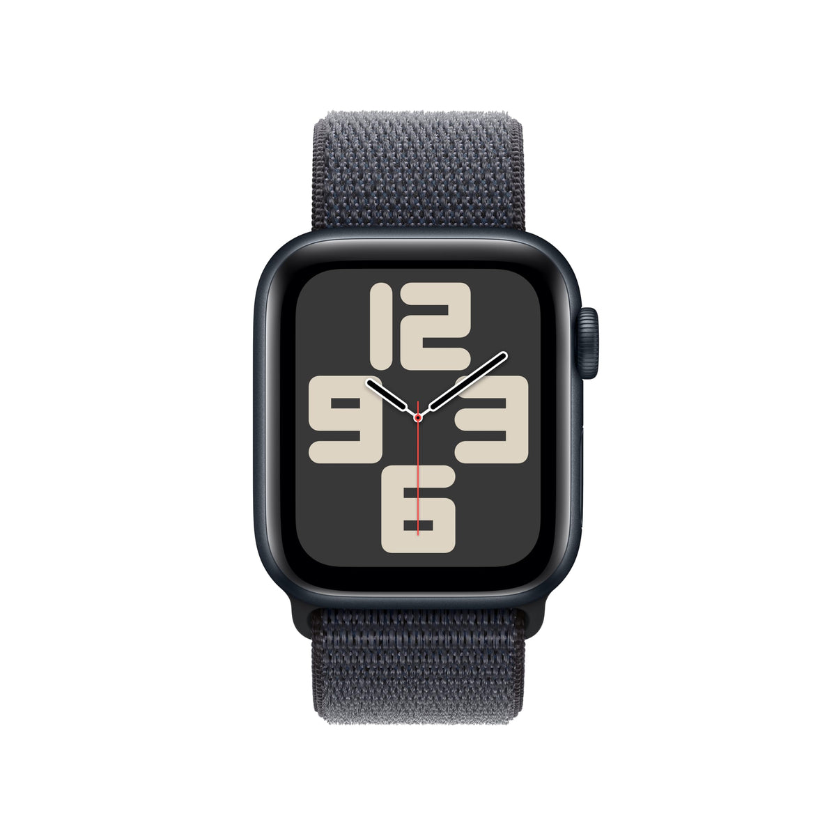 Apple Watch SE 2nd Gen (GPS) 40mm Aluminum Case with Ink Sport Loop - Midnight - (2024) - MXEA3LL/A