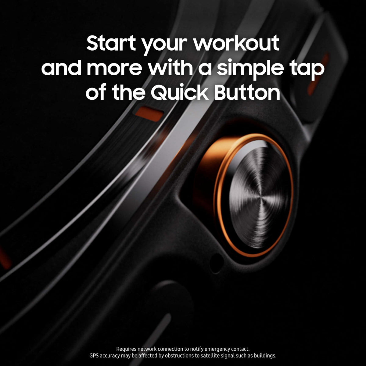 Samsung Galaxy Watch Ultra 47mm LTE - Titanium Orange Marine Band (Gray) - SM-L705UDAAXAA