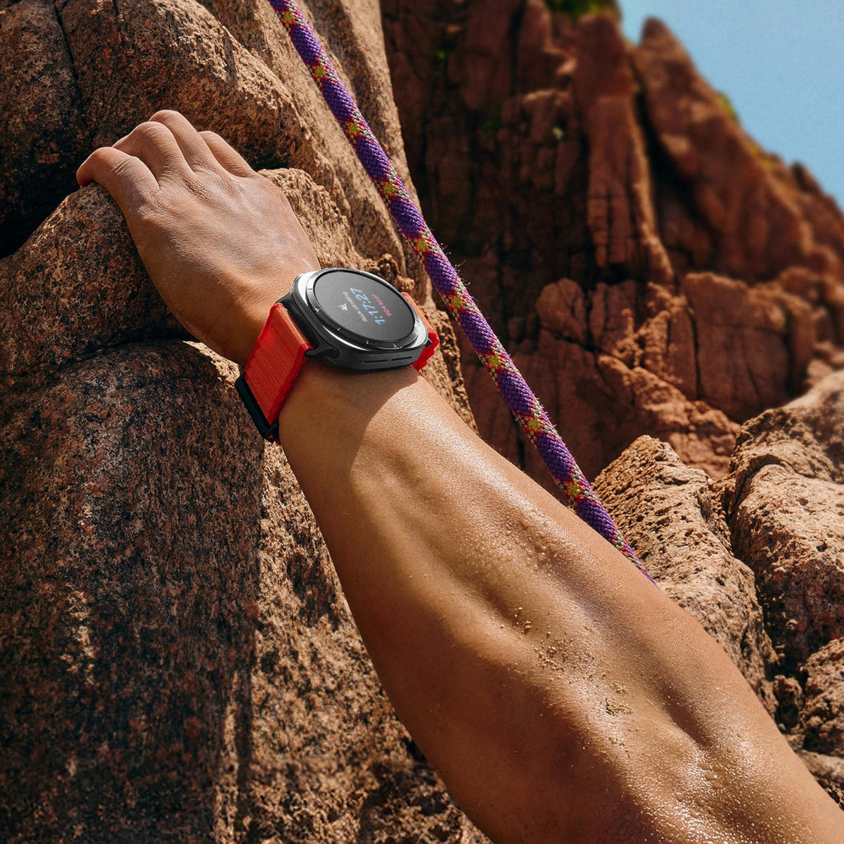 Samsung Galaxy Watch Ultra 47mm LTE - Titanium Orange Marine Band (Gray) - SM-L705UDAAXAA