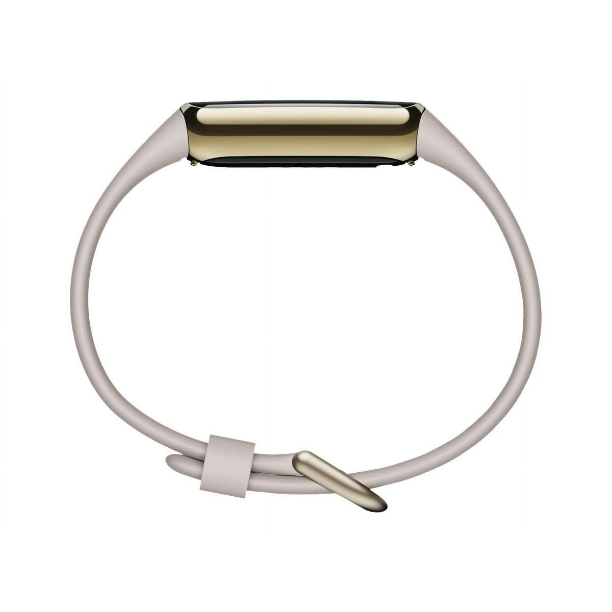 Fitbit Luxe Fitness & Wellness Tracker ? Soft Gold Case with White Band ? FB422GLWT