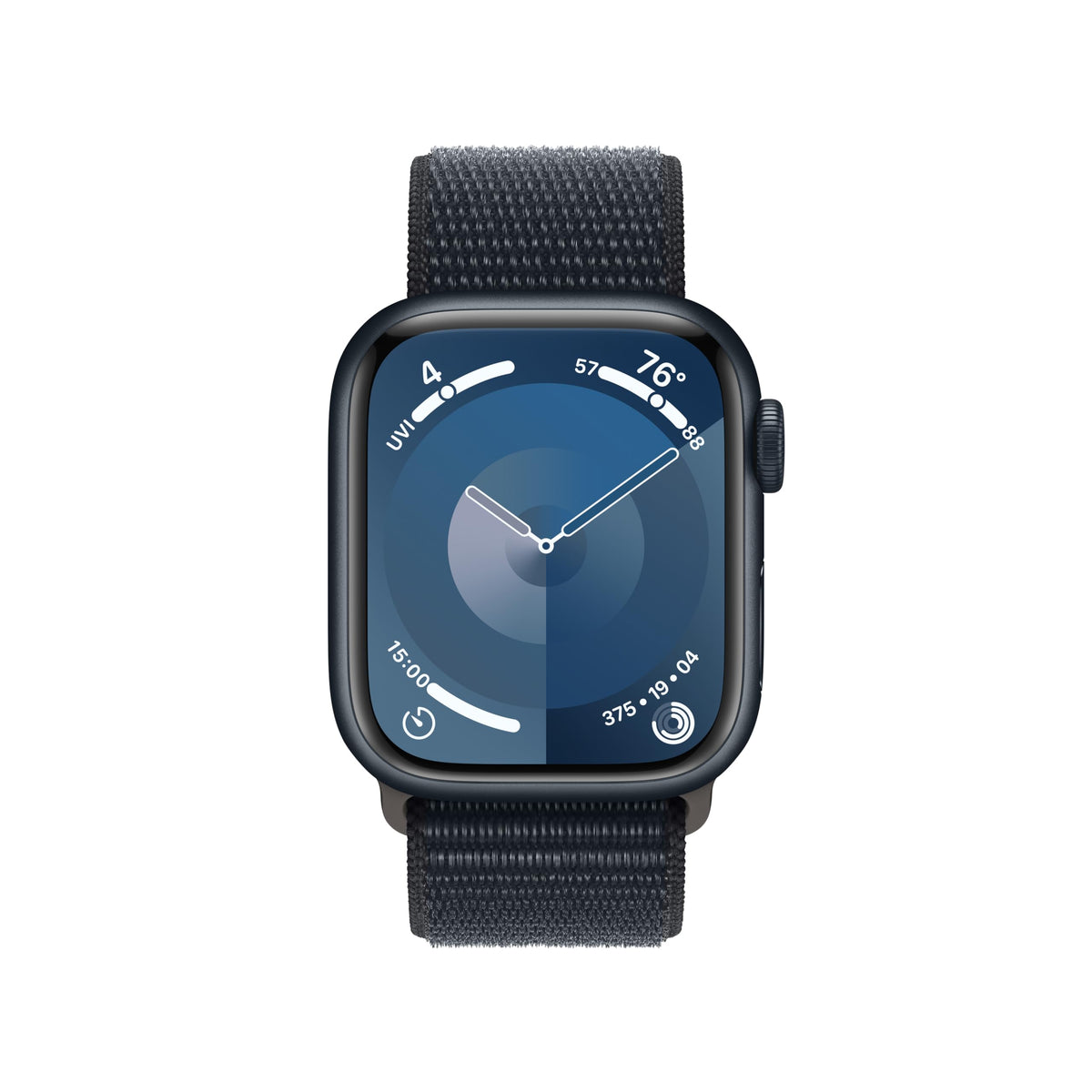 Apple Watch Series 9 (GPS + Cellular) ? 41mm Midnight Aluminum Case with Midnight Sport Loop ? One Size ? MRHU3LW/A