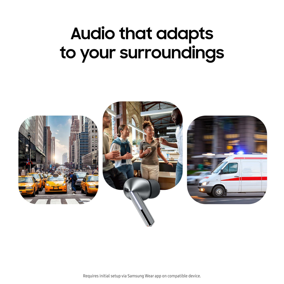 Samsung Galaxy Buds3 Pro ? True Wireless Earbuds with Active Noise Cancellation ? Silver ? SM-R630NZAAXAR