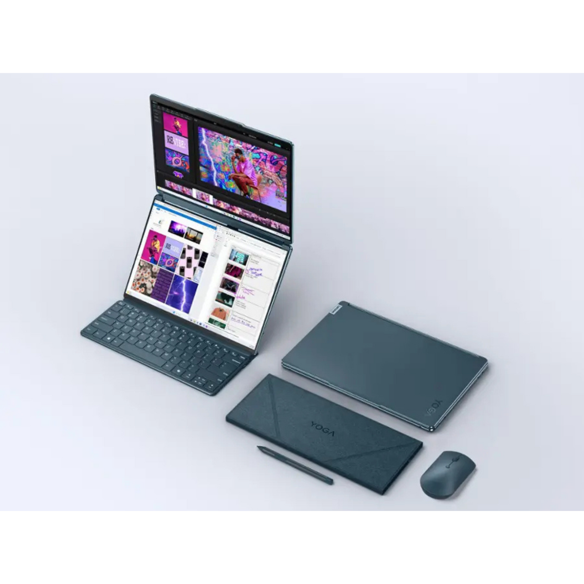 Lenovo Yoga Book 9 13IMU9 - 2.8K Touch - Ultra7-155U - 16GB RAM - 1TB SSD - Blue-W/All Accessories
