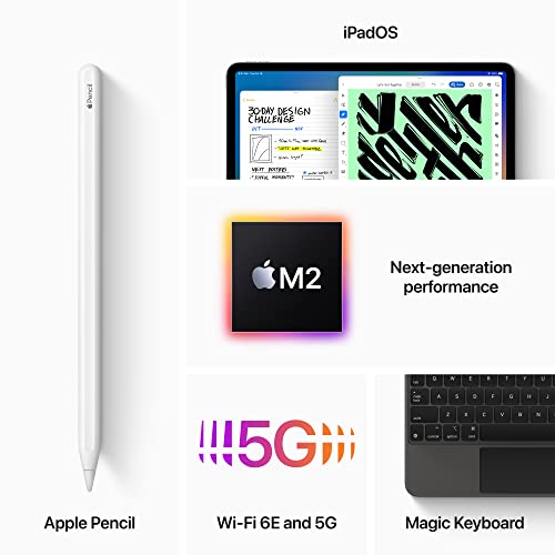 Apple iPad Pro (11-inch, 4th Gen, 2022) ? M2 Chip ? 256GB ? Wi-Fi + Cellular ? Silver ? MP583LL/A