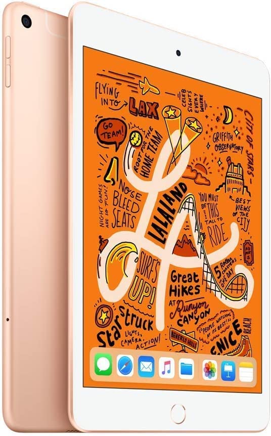 Apple iPad Mini 5th Generation (Wi-Fi + Cellular, 64GB) ? Gold ? MUXH2LL/A