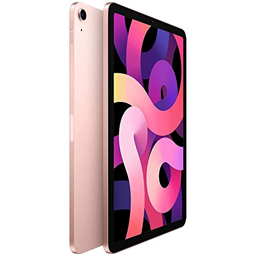 Apple 10.9-Inch iPad Air (4th Generation, 2020) ? Wi-Fi + Cellular ? 256GB ? Rose Gold (Unlocked) ? MYJ52LL/A