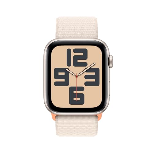 Apple Watch SE 2nd Gen (GPS) 44mm Starlight Aluminum Case w/ Starlight Sport Loop ? MRE63LL/A