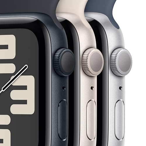 Apple Watch SE 2nd Gen (GPS) 44mm Starlight Aluminum Case w/ Starlight Sport Loop ? MRE63LL/A