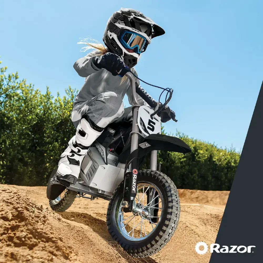 Razor - MX350 Dirt Rocket eBike w/7 miles Max Operating Range & 14 mph Max Speed - Black Camo - 15128003