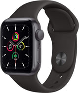 Apple Watch SE (1st Generation) (GPS) ? 40mm ? Space Gray Aluminum Case with Black Sport Band ? MYDP2LL/A