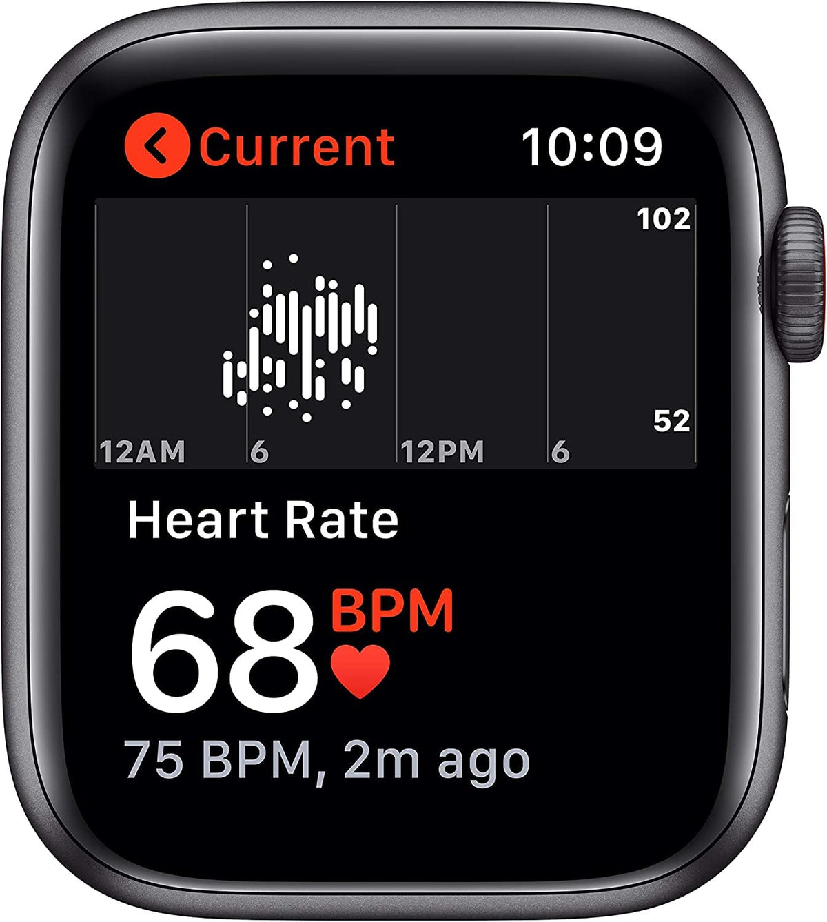 Apple Watch SE (1st Generation) (GPS) ? 40mm ? Space Gray Aluminum Case with Black Sport Band ? MYDP2LL/A