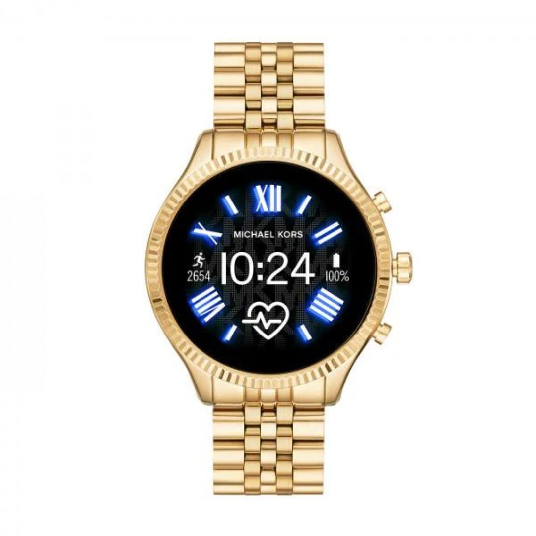 Michael Kors - Gen 5 Lexington Smartwatch 44mm Stainless Steel - Gold With Gold Band - MKT5078