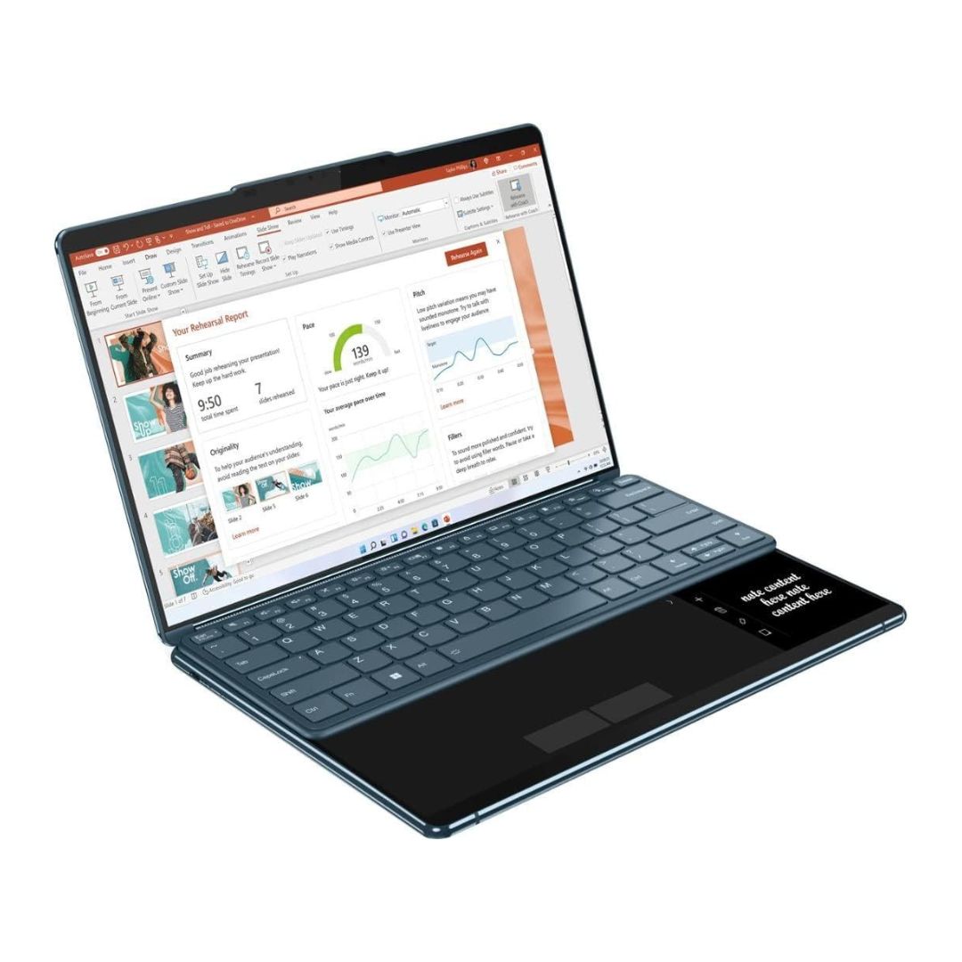 Lenovo Yoga Book 9 13IRU8 - 2x13.3 WQXGA+ Tch - i7-1355U - 16GB RAM - 1TB SSD - W/All Accessories