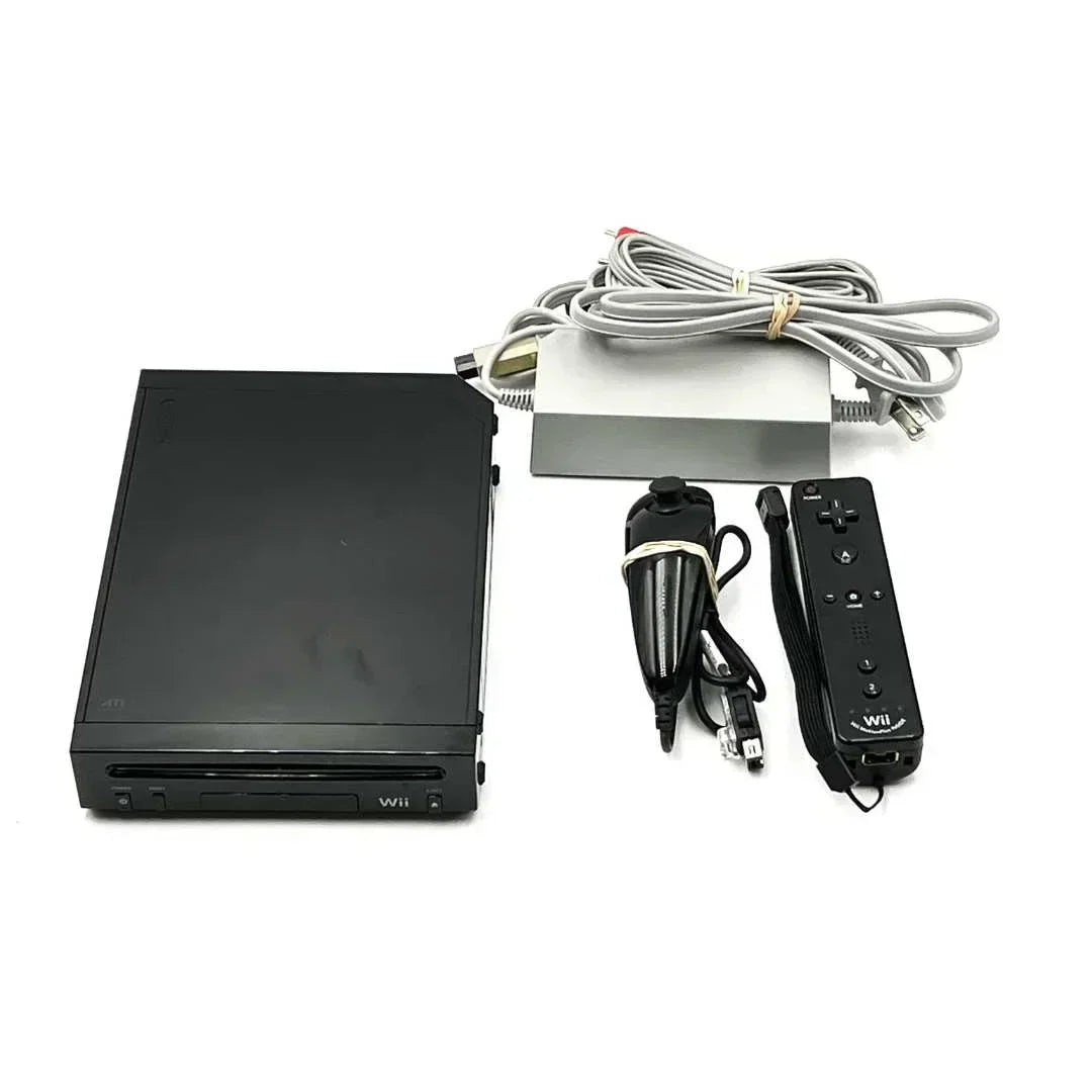 Nintendo Wii Black Console - RVKSKAAH