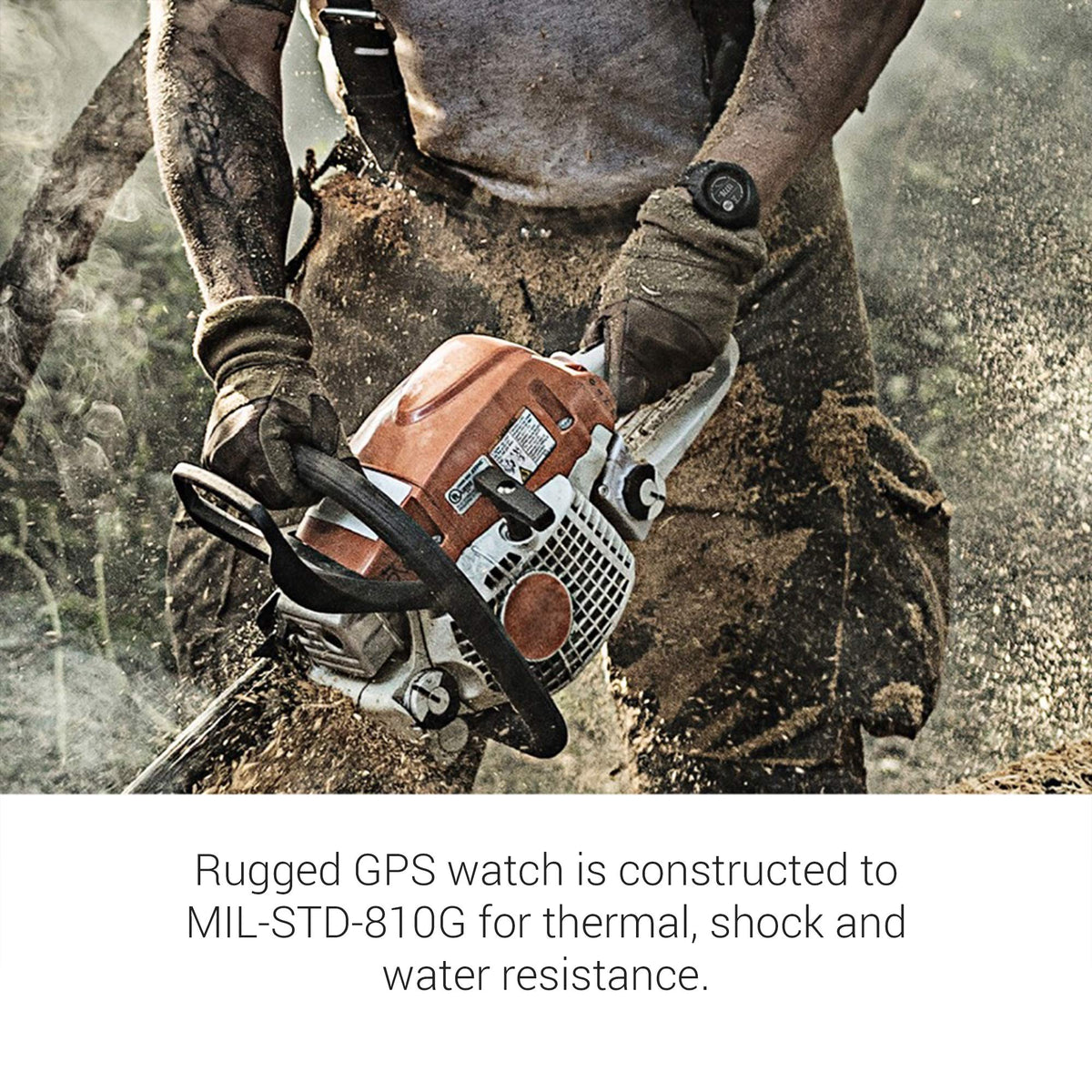 Garmin Instinct Tactical, Rugged GPS Watch, Tan - 010-02064-71
