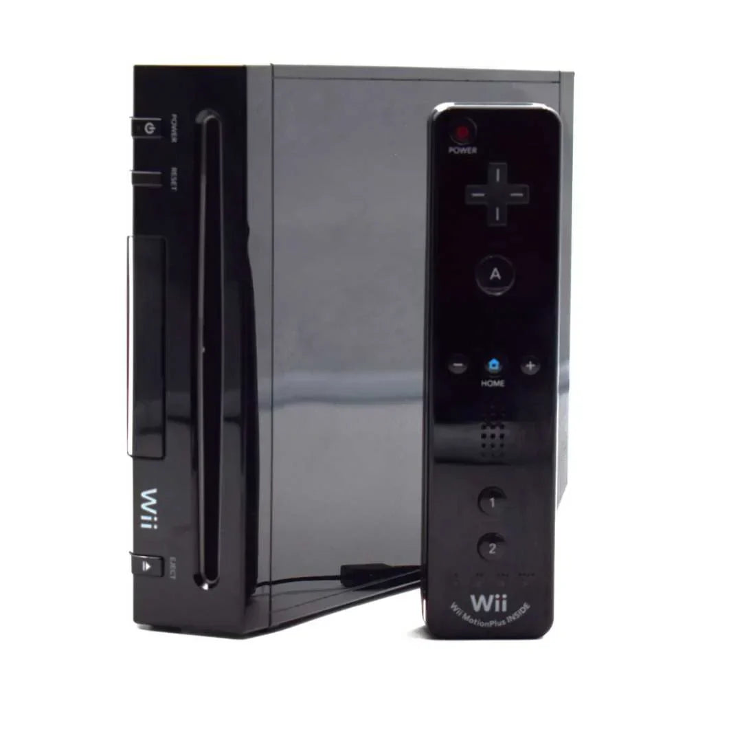 Nintendo Wii Black Console - RVKSKAAH