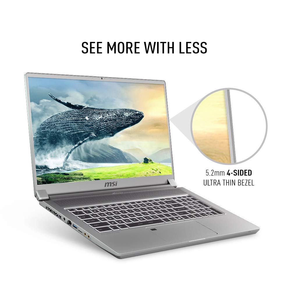 MSI P75 Creator-469 17.3 Laptop, Intel Core i9-9880H, RTX2070, 32GB RAM, 1TB SSD, Windows 10 - P75469