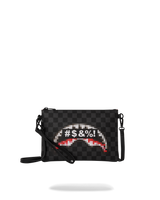 'WHAT THE BEEP' SHARK CROSSOVER CLUTCH