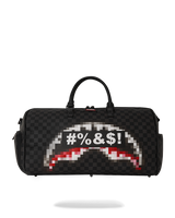 'WHAT THE BEEP' SHARK DUFFLE