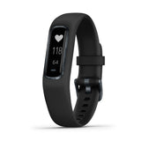 Garmin v¡vosmart 4, Activity and Fitness Tracker Midnight w/Black Band, Large - 010-01995-13