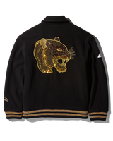 A.I.9 AFRICAN INTELLIGENCE GUILDED LEOPARD - SANDFLOWER COLLAB VARSITY JACKET