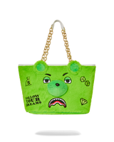 PLUSH MONEYBEAR TOTE (GREEN)