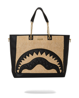 RAFFIA PALM TOTE
