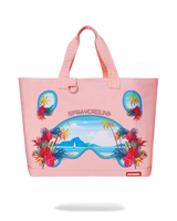 BORA BORA SHARK ISLAND VILLA BEACH TOTE