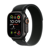 Apple Watch Ultra 2 (GPS + Cell) 49mm Black Titanium Case w/ Black Trail Loop S/M