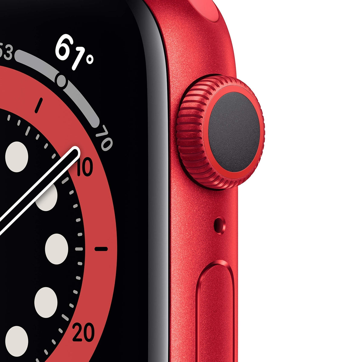 Apple Watch Series 6 40mm RED Aluminum Case RED Sport Band - M00A3LL/A